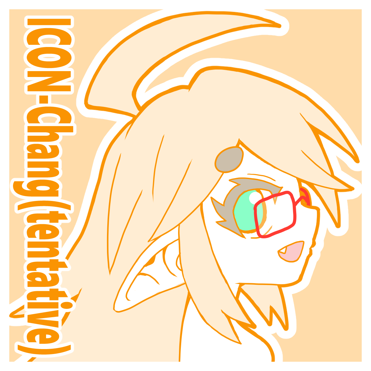 らくがきアイコンちゃん（2枚）