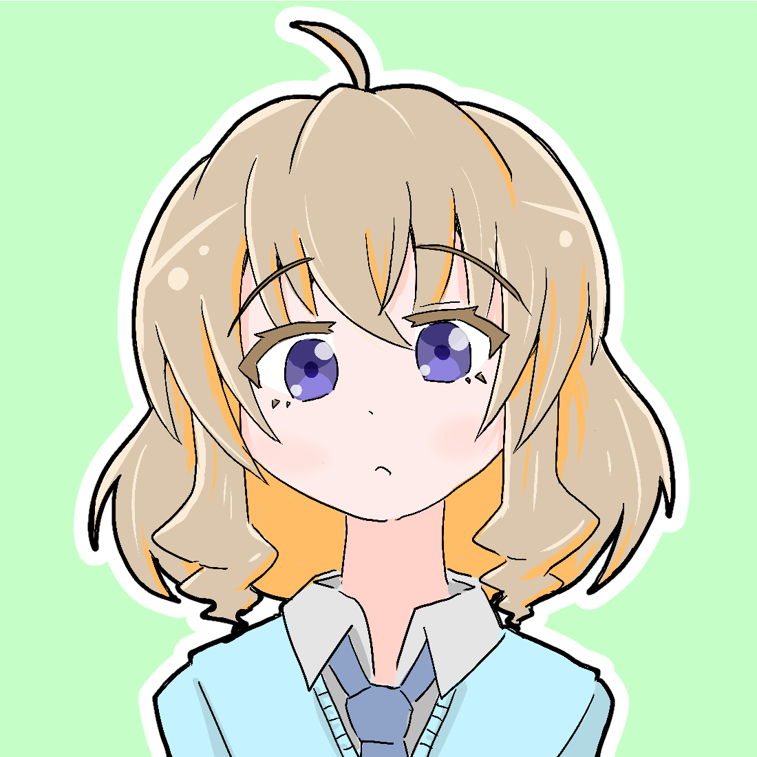 TRPG用顔グラ（4枚）